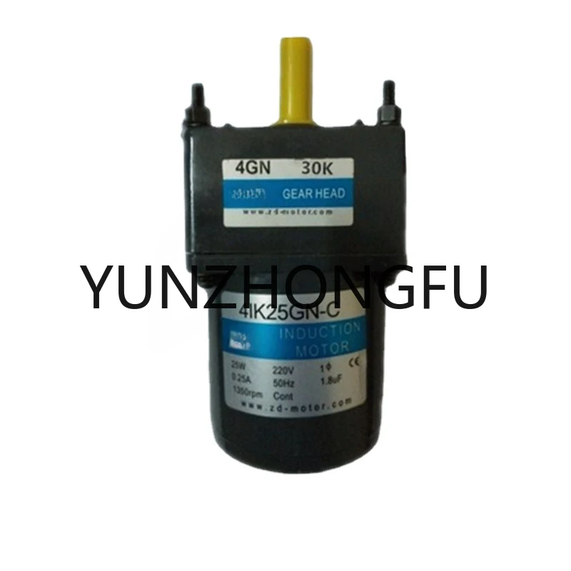 Редукторный двигатель 4IK25GN-C редукторный переменного тока 25 Вт/фиксированная