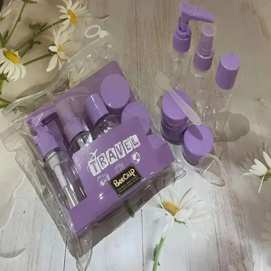 BeeChip набор из 6 независимых бутылок для путешествий косметический шампунь гель