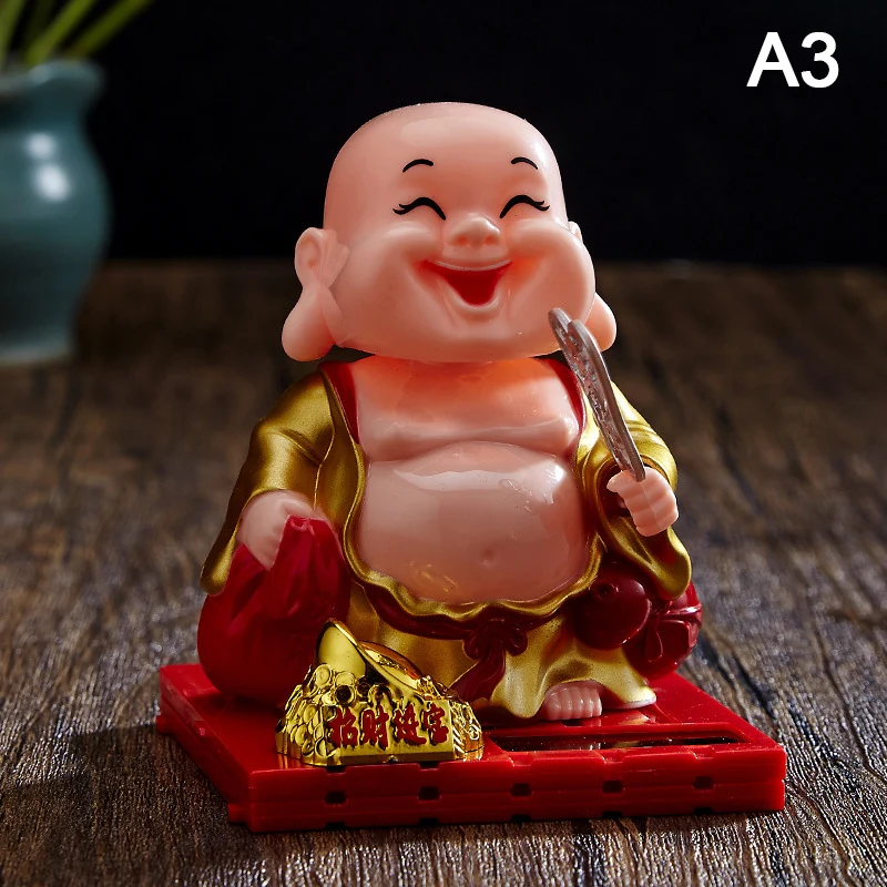 

Танцующий Буддийский Монах Фигурка на Солнечной Энергии