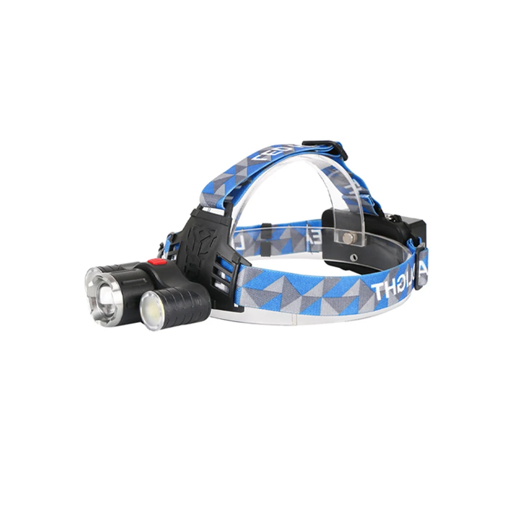 

Head Light Aluminum Alloy Charging T6 COB Bright Beam Adjustable Hands-free Operation Headlamp for Camping Emergency Supplies