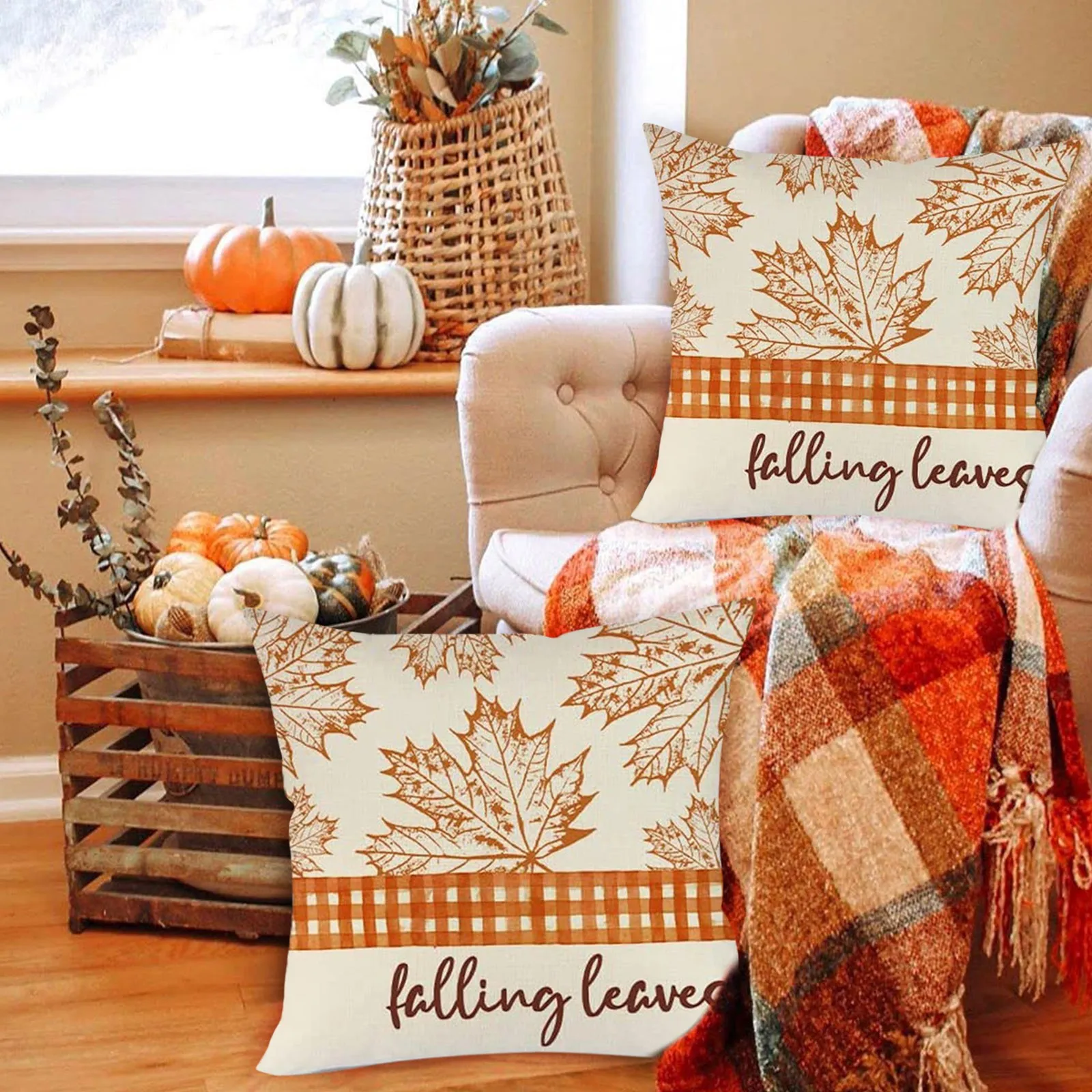 

Декоративный чехол для дивана на День Благодарения