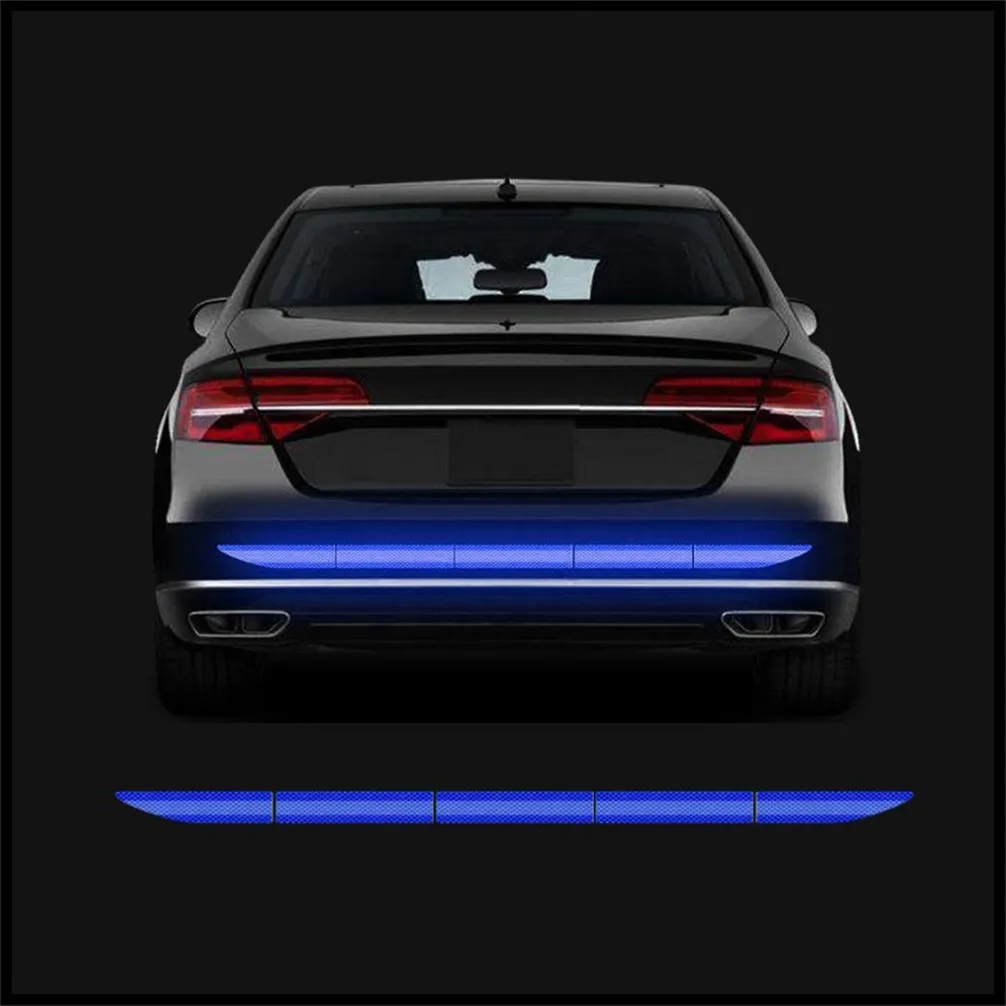 Автомобильная светоотражающая наклейка предупреждающая полоса бесследная