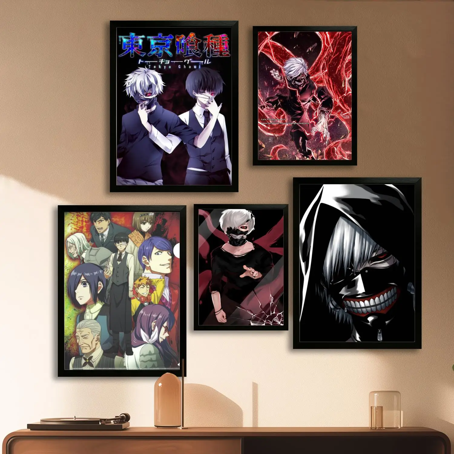 Канки мультфильм холст художественный постер настенное искусство картина с