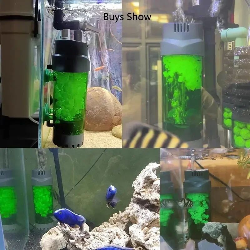 Aqueon Liquid Moving Filter Bed Bubble Bio-filter Губчатый Аквариумный Фильтр С Всасывающим Воздушным