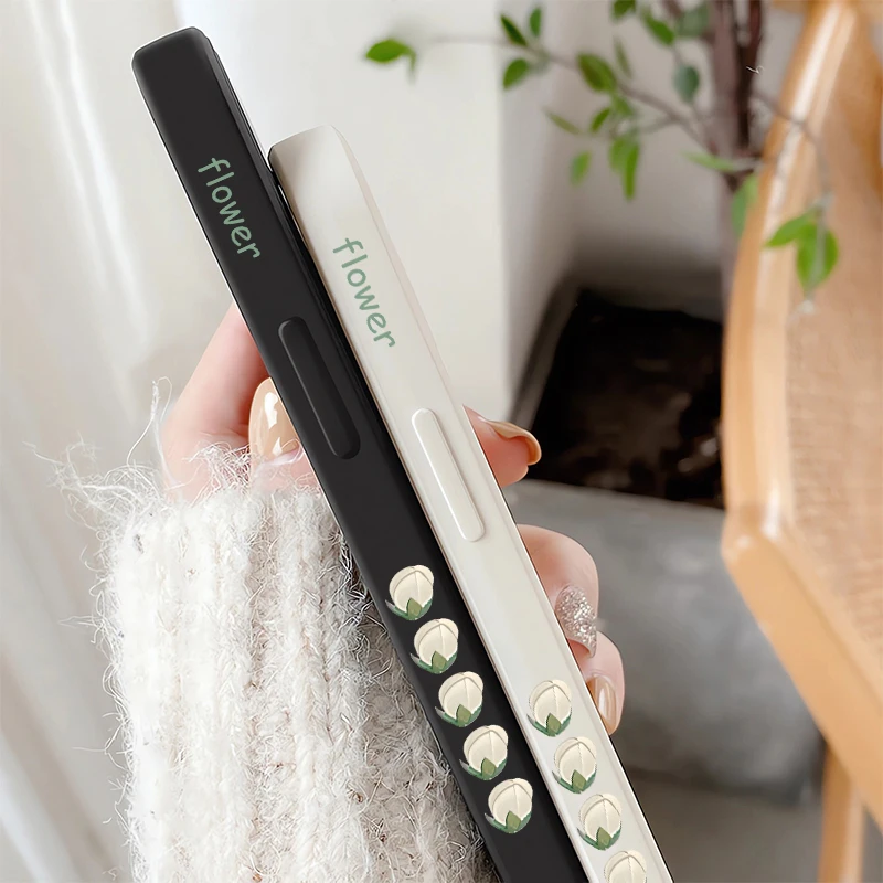 Чехол с белыми маленькими цветами и цветочным узором для Vivo Z1I Z1X Z3X Z5 Z5I U3 U10 U20