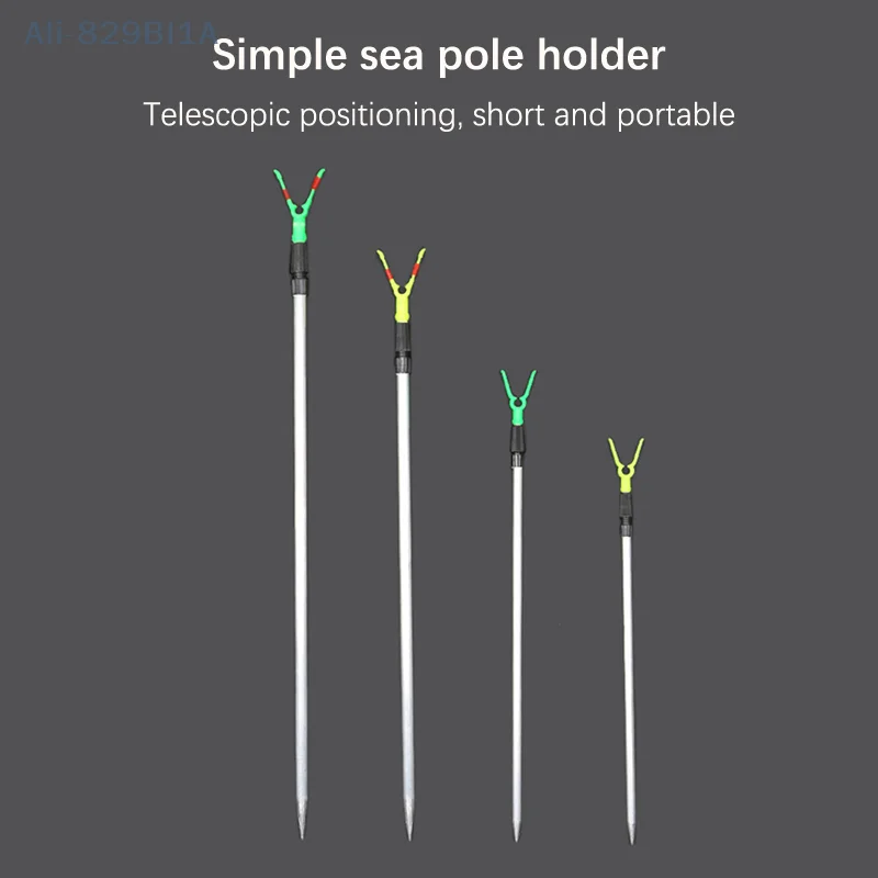

0.8M1.5M Fishing Turret Holder Hand Rod Sea Rod Dual-Use Universal Fishing Rod Holder Floor Plug Fishing Tackle Supplies Long Ro
