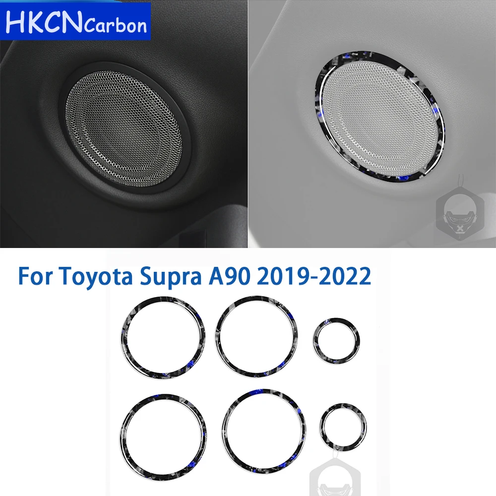 Для Toyota Supra A90 2019-2022 Cent аксессуары из мягкого углеродного волокна салон автомобиля