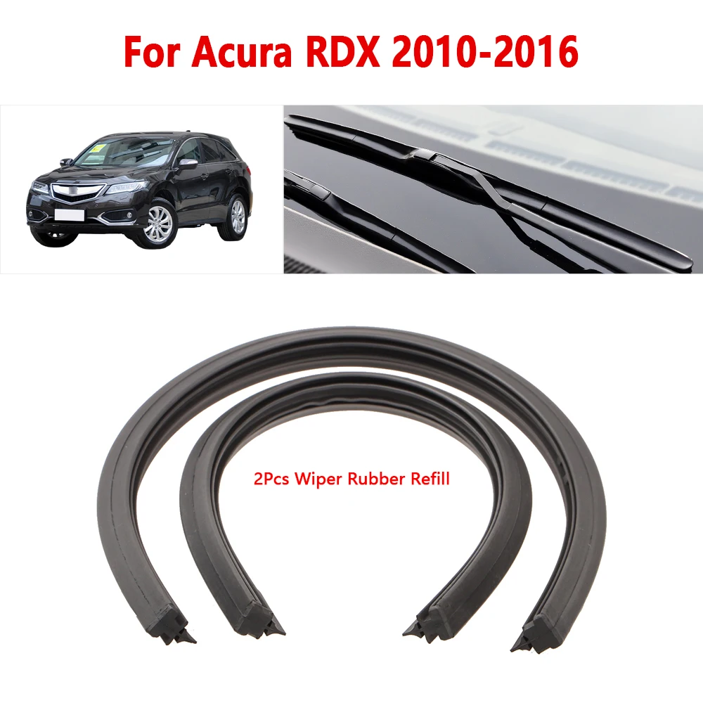 Фото Резиновая накладка для дворников 16-26 дюймов для Acura RDX 2010-2016, сменные аксессуары для дворников, 1 пара №1