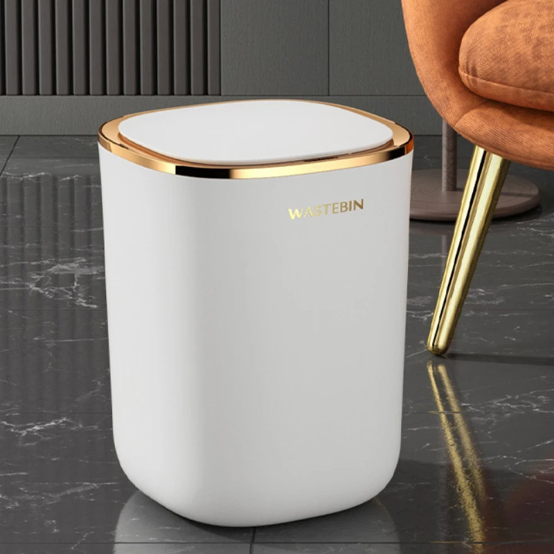 

Rechargable Smart Sensor Garbage Bin Kitchen Bathroom Toilet Trash Can Best Automatic Induction Waterproof with Lid 12L