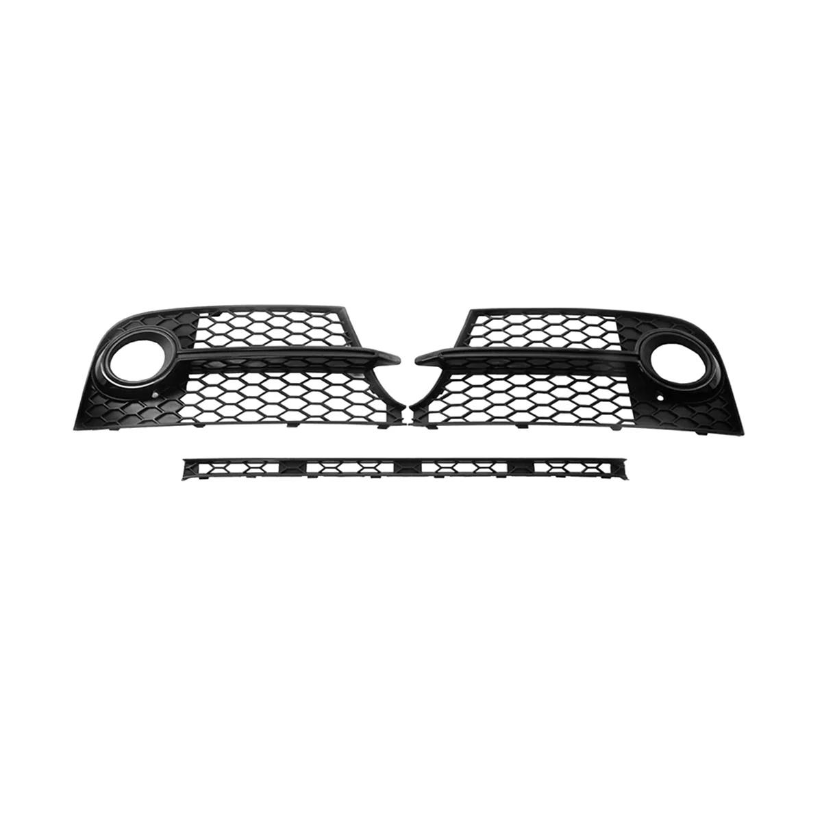 

Глянцевый черный левый и правый передний бампер, противотуманная фара, рамка, противотуманная фара для Audi TTS 2011-2014