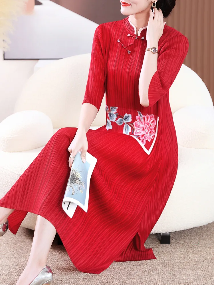 

Женское плиссированное платье, новинка весны и лета 2023