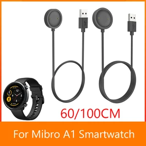 For Mibro Watch A1 Charger Cable for Mibro A1 5V 1A Fast Charging Line 60/100cm USB Magnetic Charger Cord Smartwatch Accessory