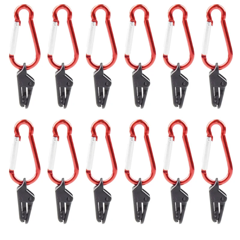 

Plastic Camping Alligator Clip Hook Awning Grip Hiking Tent Carabiner With Fixing Outdoor Clamp Waterproof Windproof Thumb