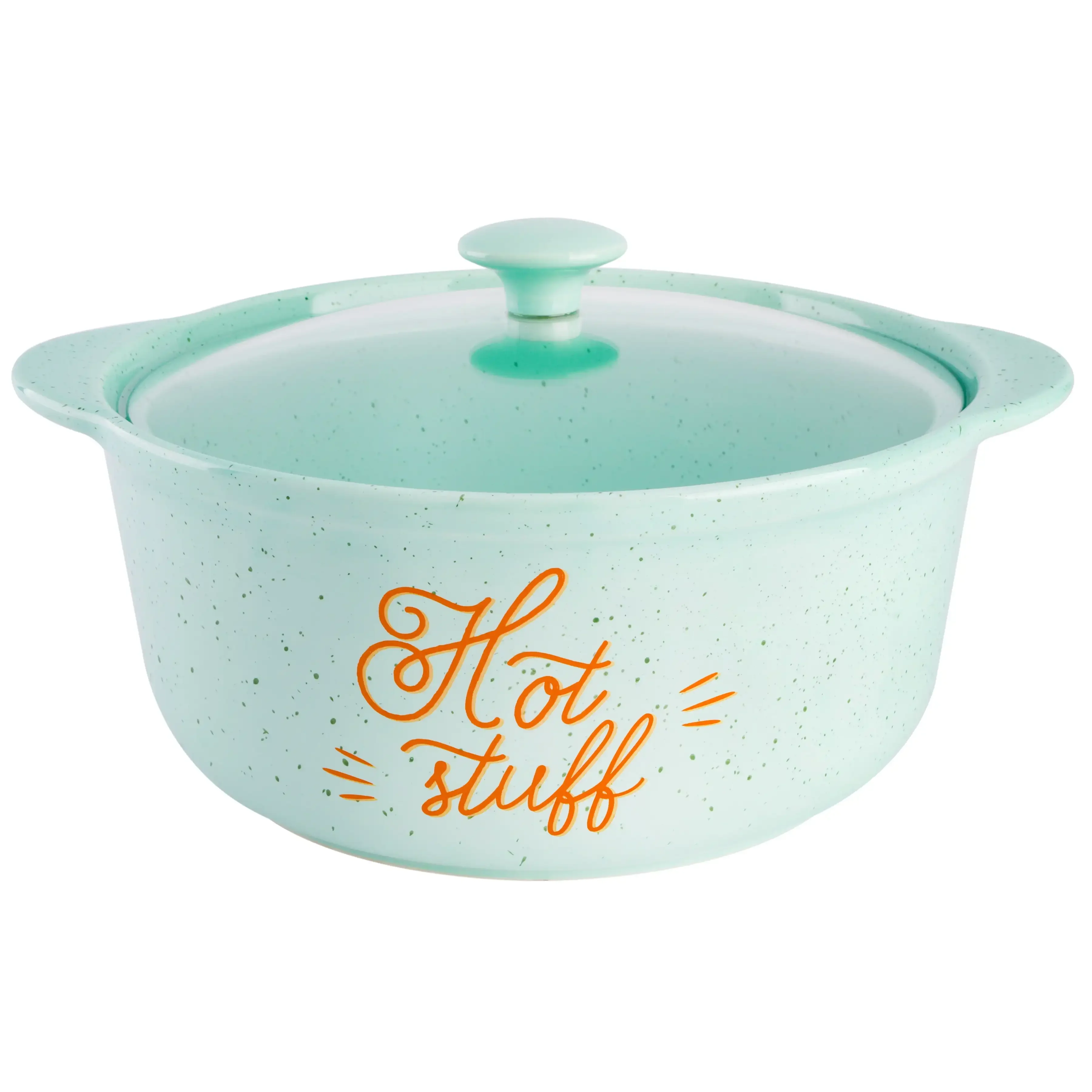 

Wanda June Home Hot Stuff Teal 4-Quart Stoneware Casserole with Lid by Miranda Lambert