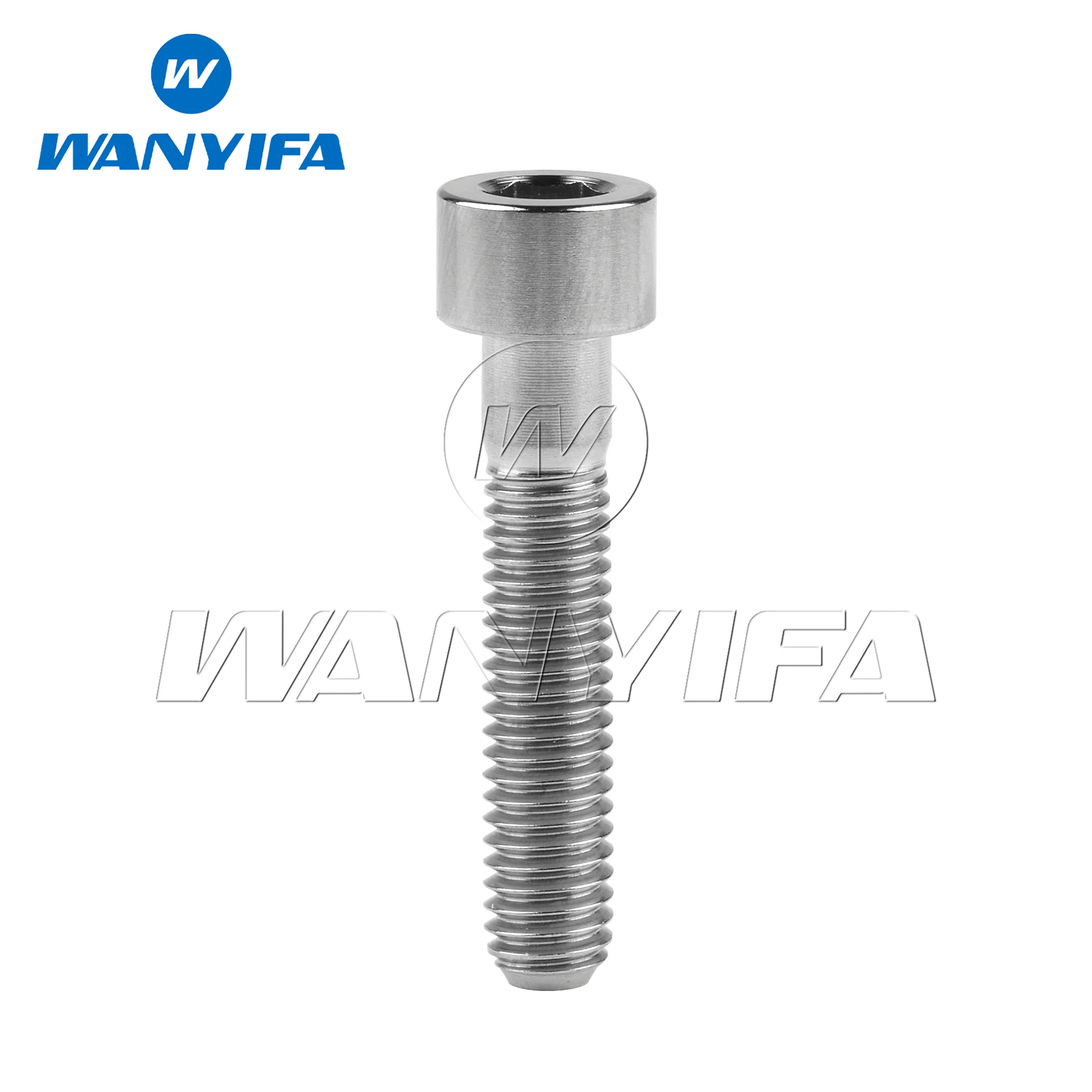Титановые болты Wanyifa M5/M6X10/12/15/16/18/20/23/25/30/35/40/45/50/55/60/65 мм, винты с шестигранной головкой для велосипеда