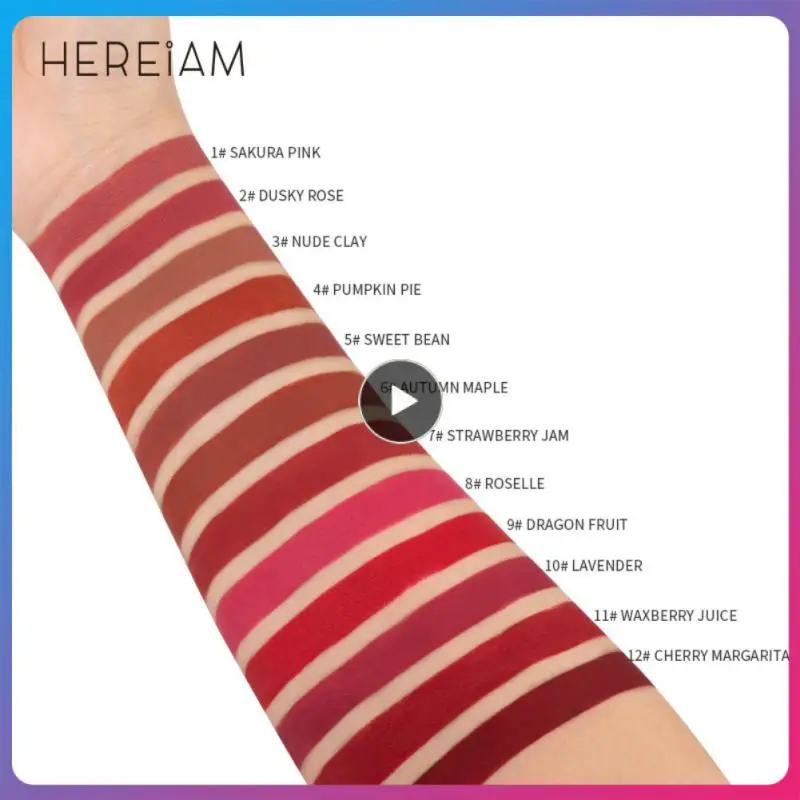 

Velvet Matte Lipstick Waterproof Not Easy To Fade Non-stick Cup Lip Gloss Silky Texture Lip Glaze For Lips Makeup Women Cosmetic