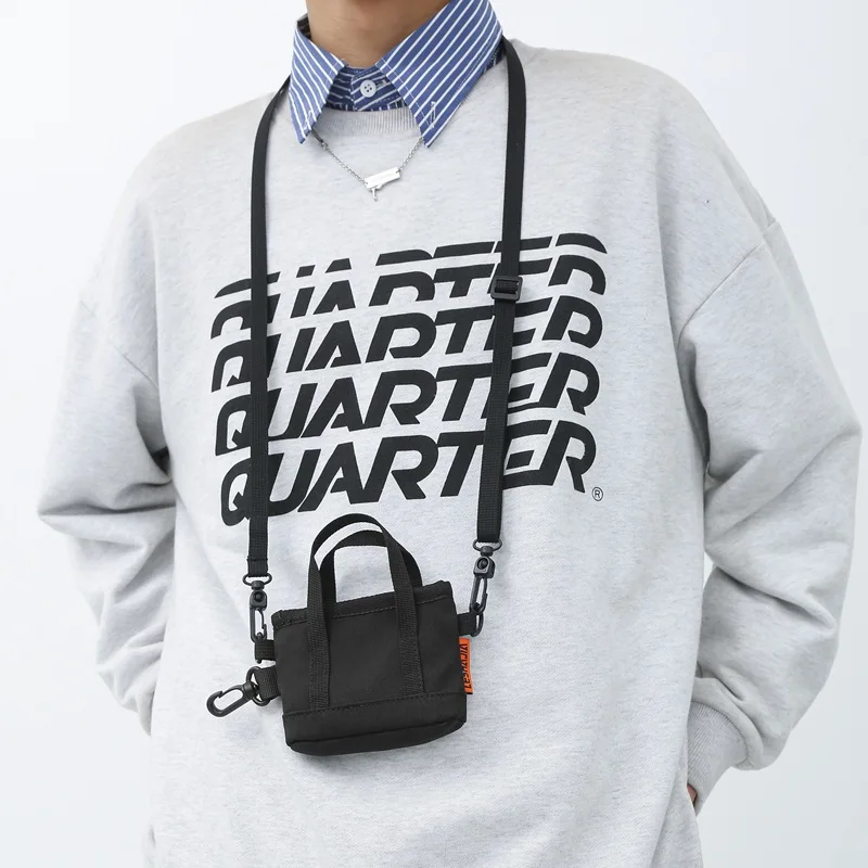 

Retro Shoulder Bags Men Nylon Zipper Running Pouch Bag Women Small Outdoor Travel Camping Bags Vintage Casual Coin Purse Tote