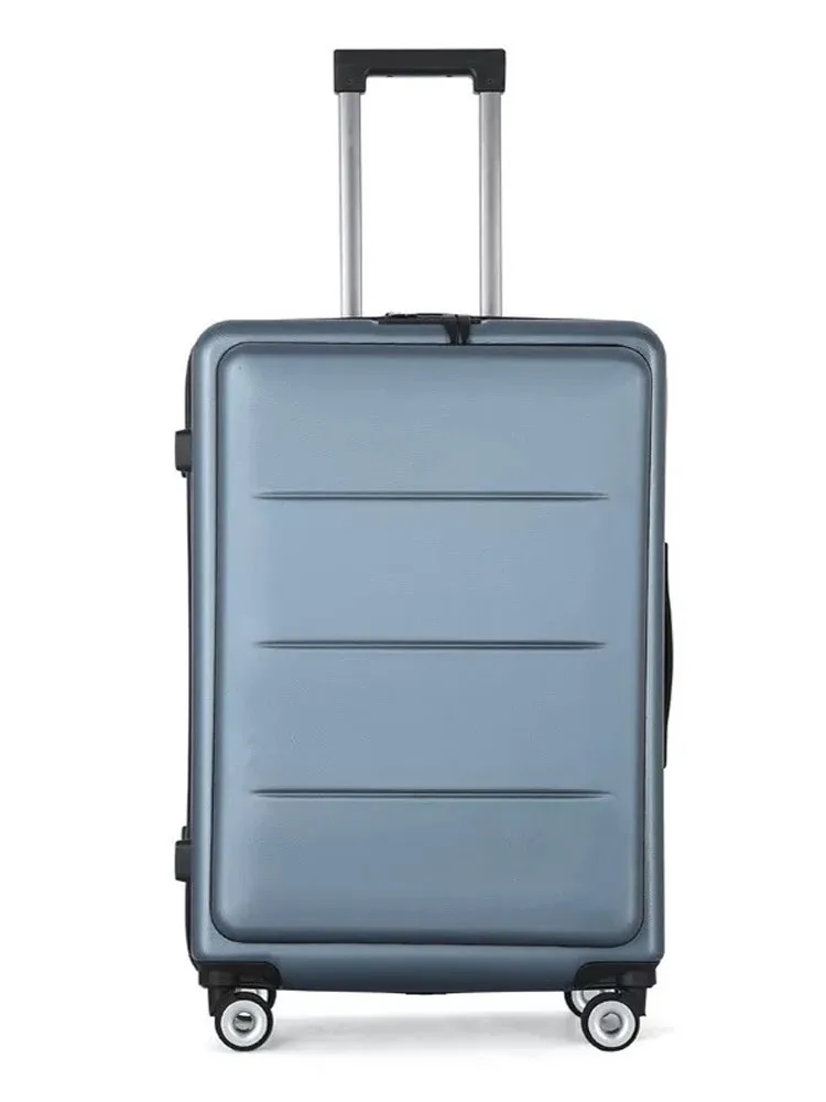 KLQDZMS 20 Inch Business Travel Boarding Case Front Open Computer  Luggage Female 22 