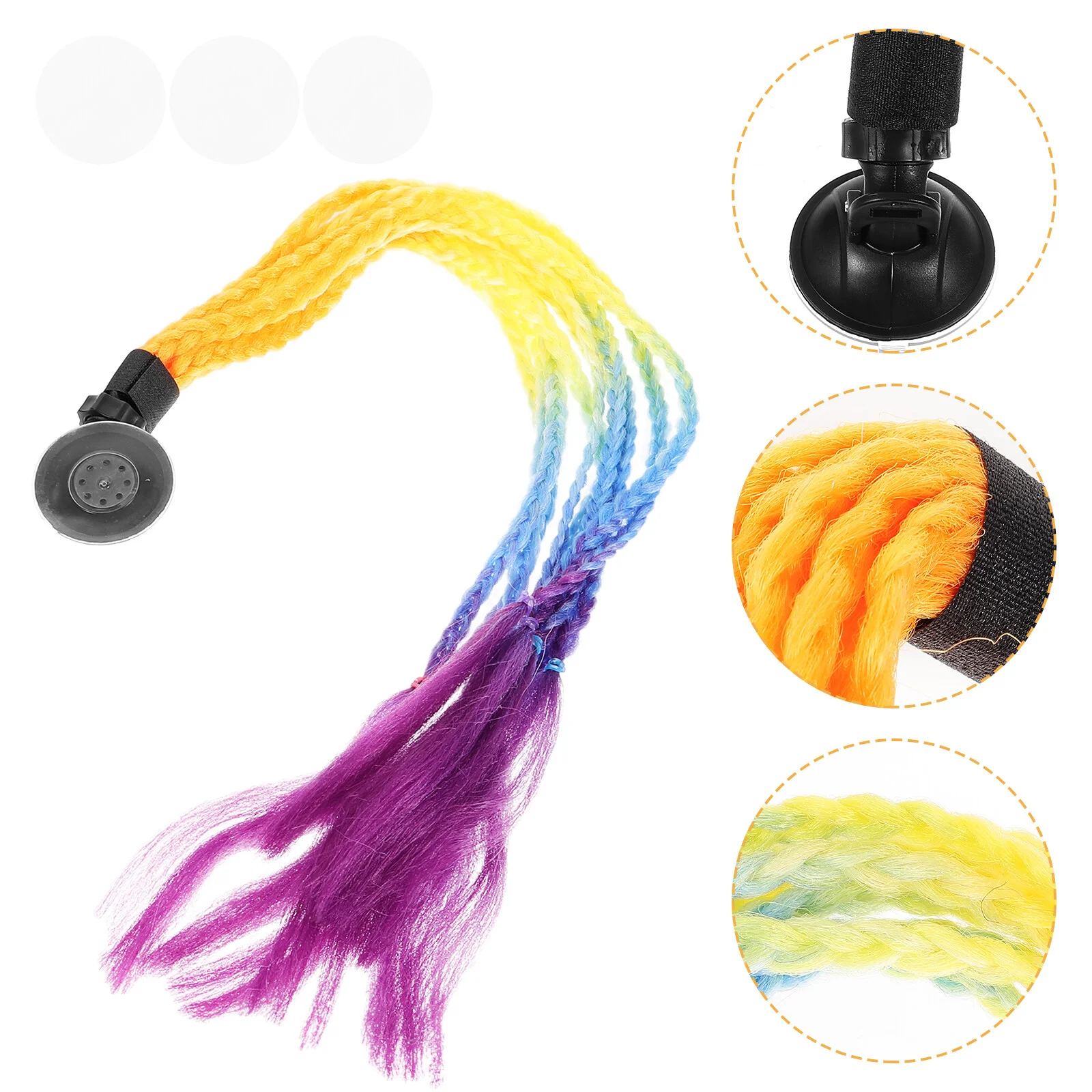 

Dreadlocks Braid Decor Motorcycle Outdoor Decorative Accessory Decoration High Temperature Wire Accessories