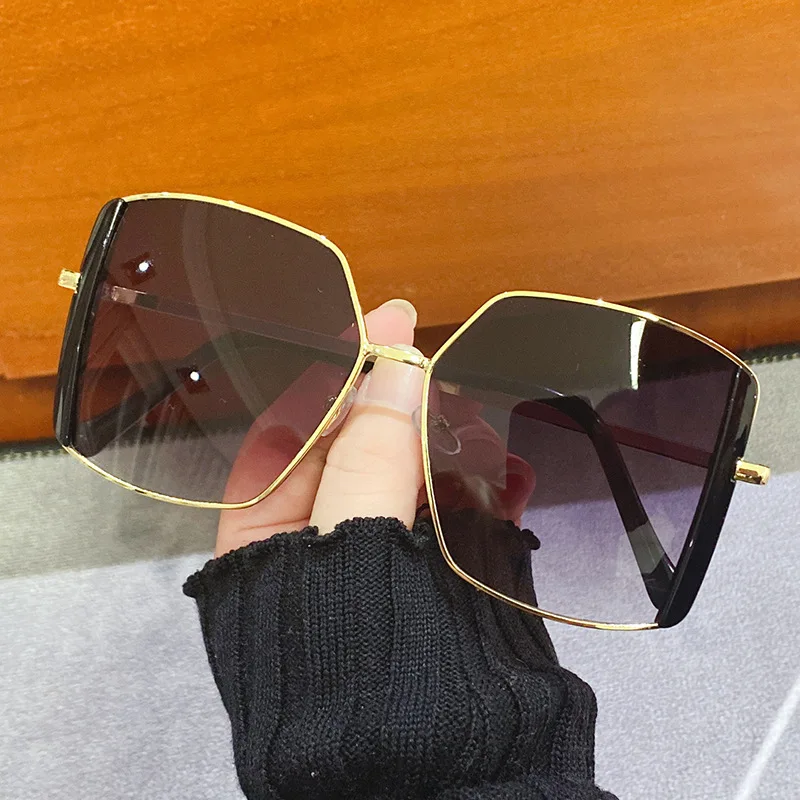

Sun Glasses for Women Fashion 2022 Frameless Metal Sunglasses for Glasses Korean Style Personalized Trimming Luxury