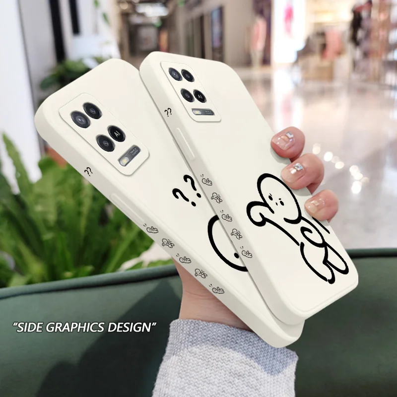 Чехол для телефона Go Line Man OPPO A54 A74 A57 A77 A78 A96 A76 A95 A94 A83 A53 A72 A52 A9 A5 A12 A31 2020 S 4G 5G Cover