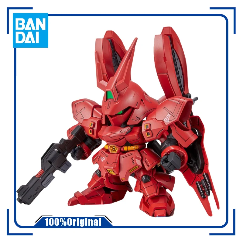

BANDAI мобильный костюм Gundam SD BB Fukuoka MSN-04FF SAZABI основание GUNDAM Сборная модель экшн-игрушка Фигурки Рождественские подарки