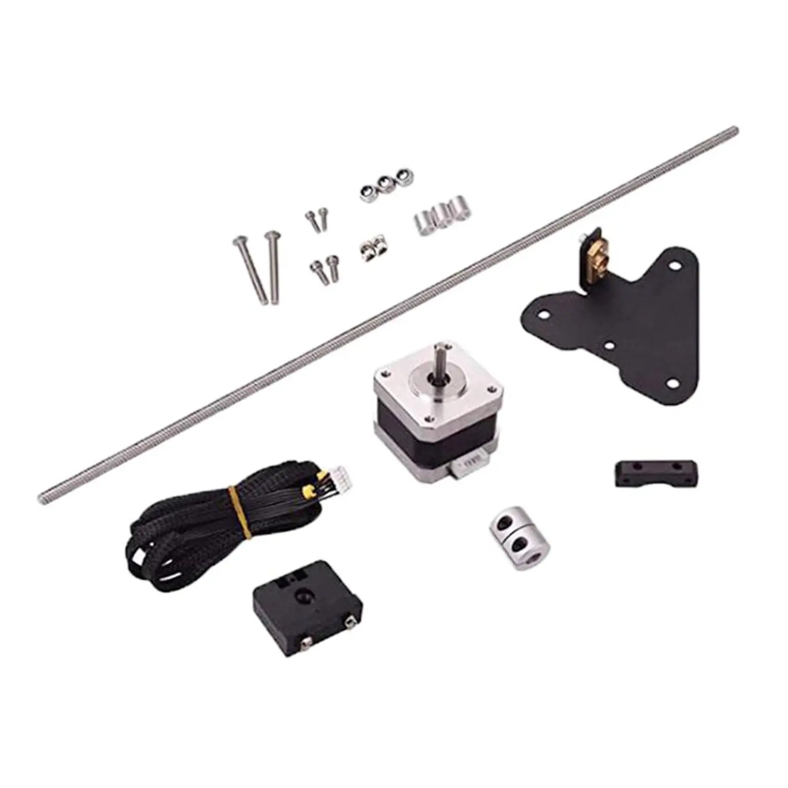 

3D Printer Dual Z-axis Z Axis Rod Upgrade Kit with Stepper Motor Leading Screw Replacement Parts for Creality CR-10