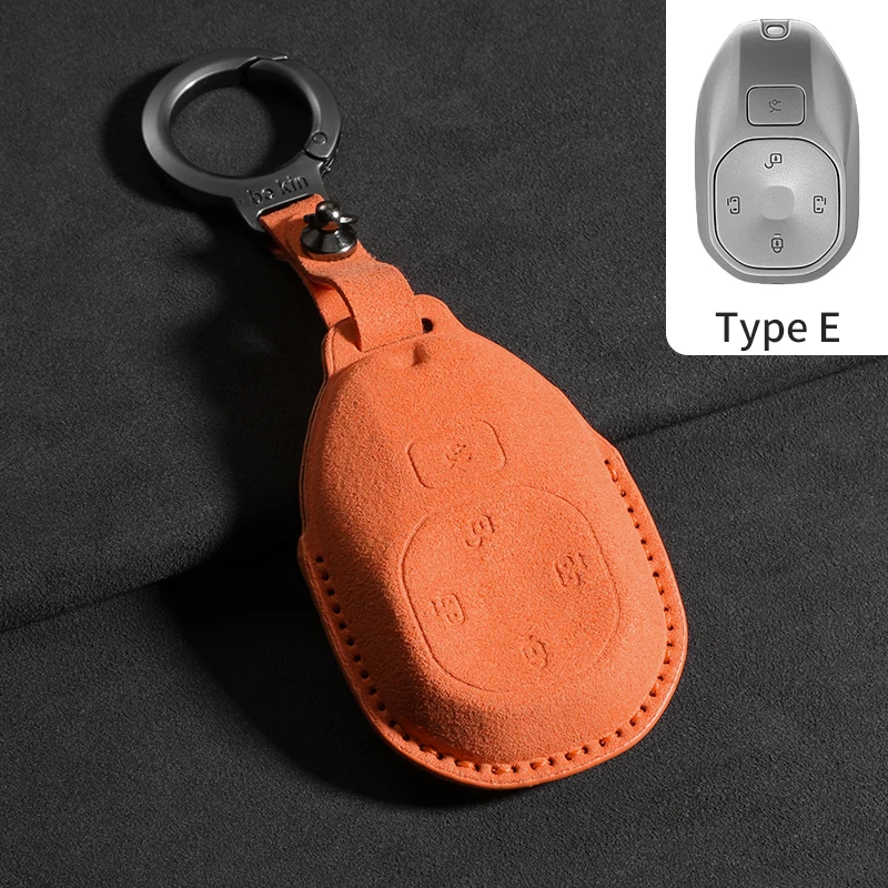 

Для Trumpchi GAC GS3 GS5 GS6 GS4 GM6 GM8 GA3 GA6 SGS7 GA4 GS8 Замшевый чехол для дистанционного ключа автомобиля, защитный чехол без ключа, держатель брелка