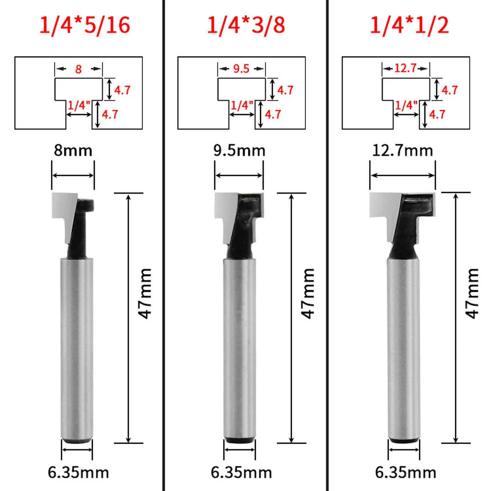 

1/3 шт. деревообрабатывающий резак, резец из цементированного карбида, круглая ручка, Т-образный нож для отверстия для ключей, рукоятка 1/4, све...