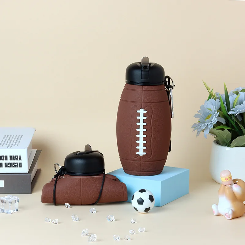 

Бутылка для воды складная силиконовая для занятий спортом на открытом воздухе