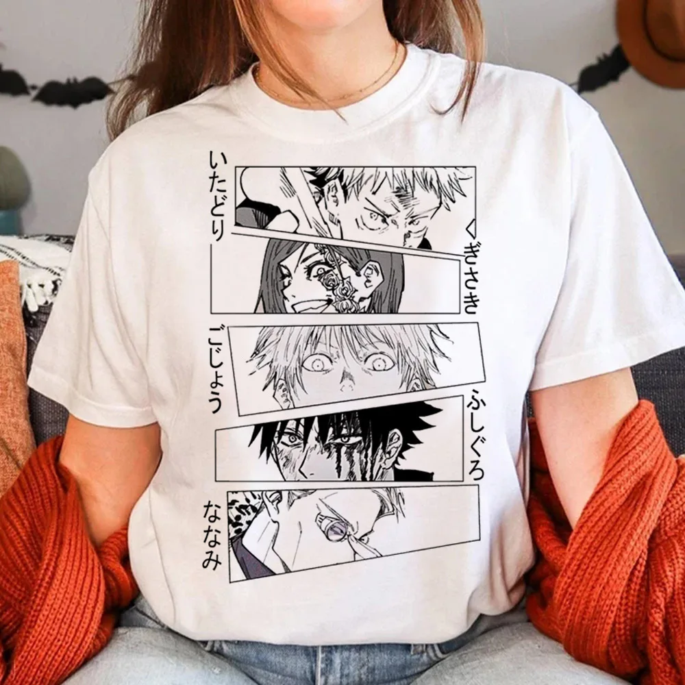 Женские футболки Toji Fushiguro Y2K аниме harajuku футболка женская y2k Дизайнерская одежда