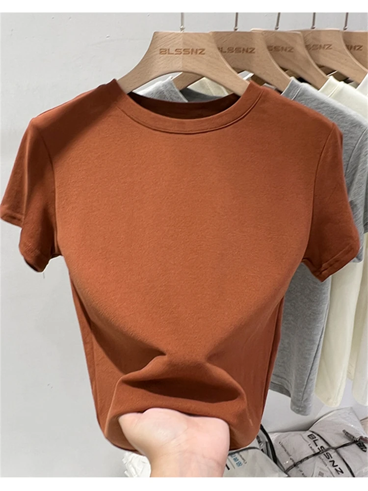 Летняя женская футболка одежда топы Женский кроп-топ футболки Y2k для женщин