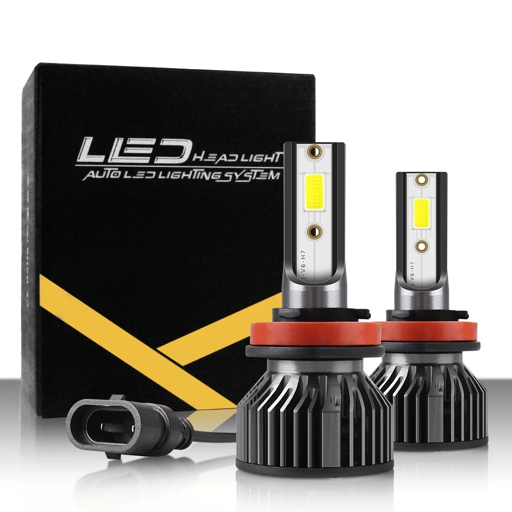 2 PCs Led S6 38 W LED headlight bulbs car headlight bulbs led H1 h3 h4 H7 H8 H11 HB1 d2h