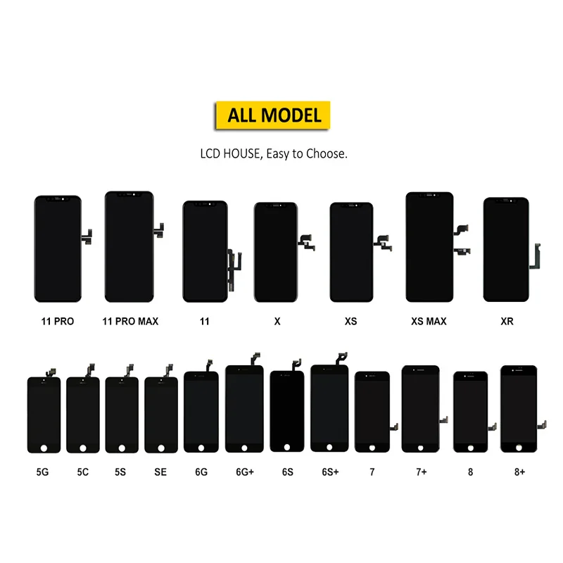 

100% Tested LCD Screen For iphone X XS Max Screen LCD Display Touch Screen Digitizer Assembly For iPhone X XR 11 Pro Max Quality
