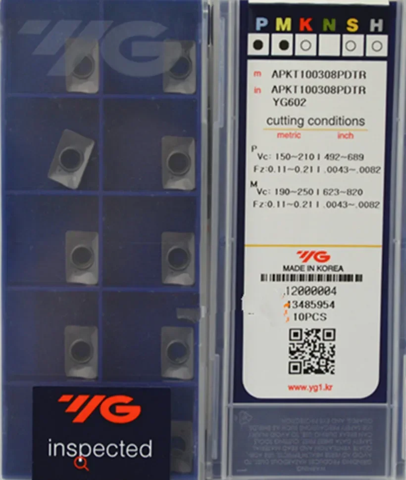 Твердосплавные пластины YG-1 для обработки металла