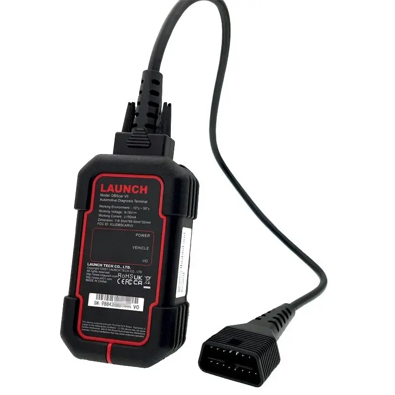 Запуск X431 DBScar 7 Разъем DBScar7 Bluetooth BT Поддержка сканера кодов VII Протокол Doip CAN FD CANFD