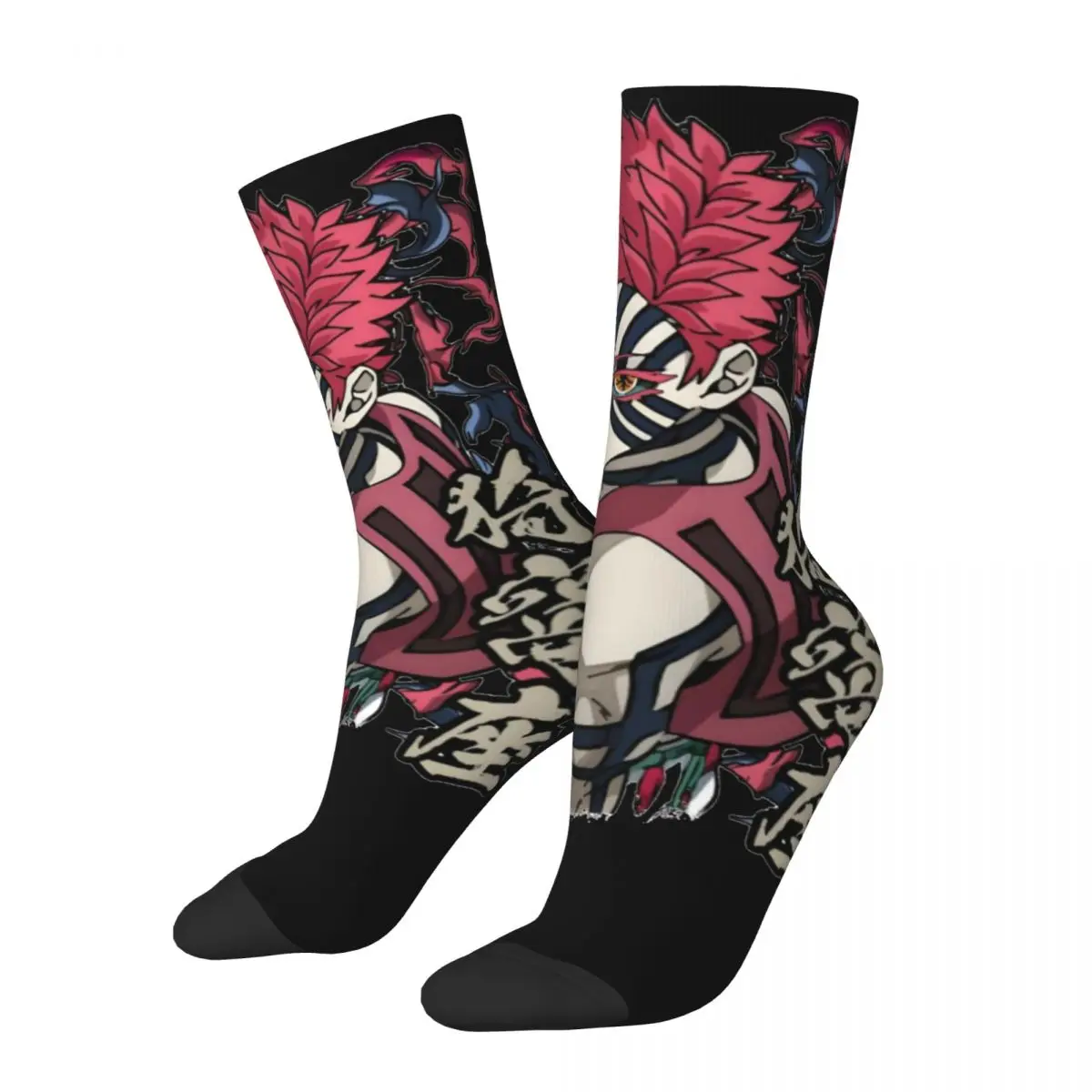 Носки Chibi для мужчин и женщин полиэстер повседневные сумасшедшие рассекающие