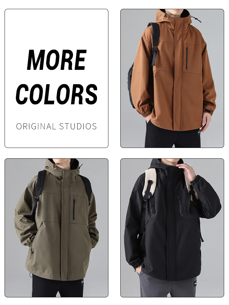 Куртка Zhenvis новая весенняя мужская уличная куртка модная высококачественная