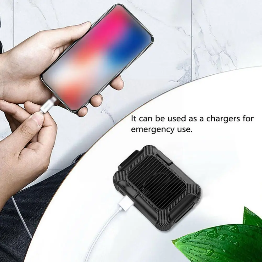 

Waist Hangings Fan Portable Fan 6000mah 3 Speeds Adjustable Air Outlet For Hiking Camping Outdoor I9n9