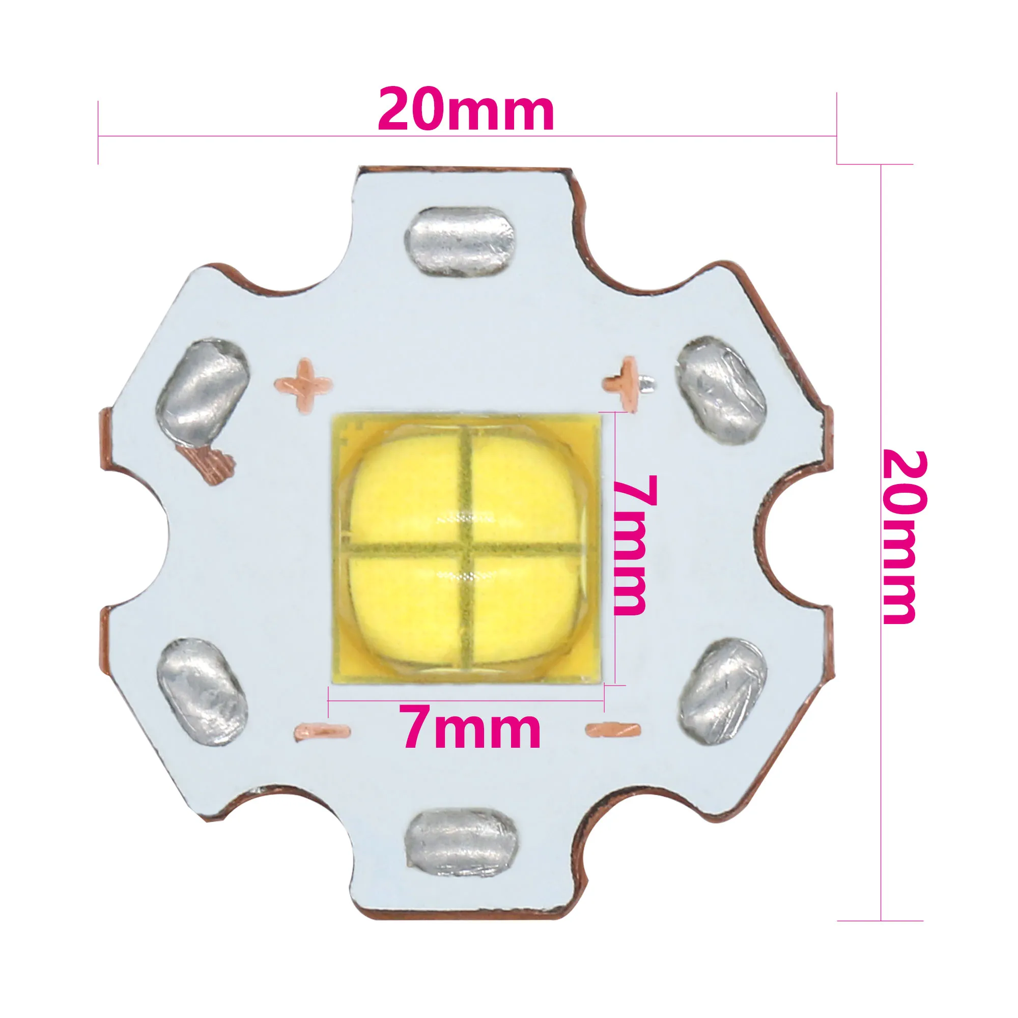

BING&SEN 20 Вт LED лампа 5000-6000К для фонарика