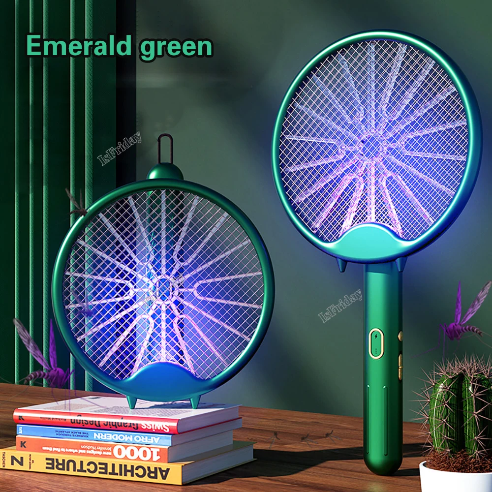 

Foldable Electric Mosquito Killer USB Rechargeable Mosquito Killer Lamp Electric Mosquito Racket Fly Swatter for Home Bedroom