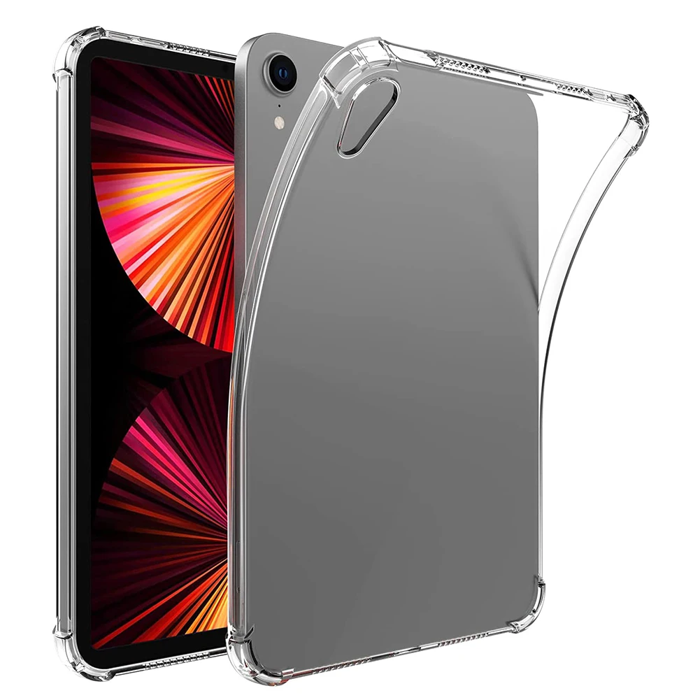 

For iPad Mini 6 Case 2021 New Release Transparent TPU Shockproof Protective Tablet Cover for iPad Mini 6th Generation 8.3 inch