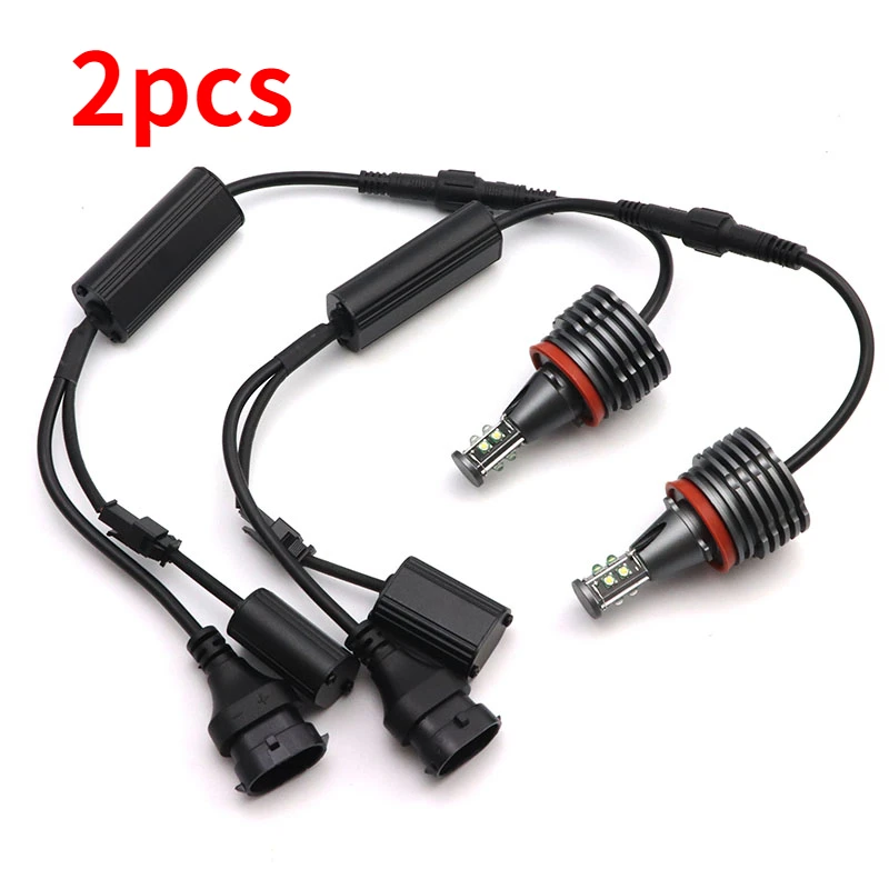 

120 Вт 6000 К Белый H8 Светодиодные кольцевые габаритные лампы с ангельскими глазами для BMW 5 серии E60 E61 LCI ксеноновые фары 2008-2010 гг.