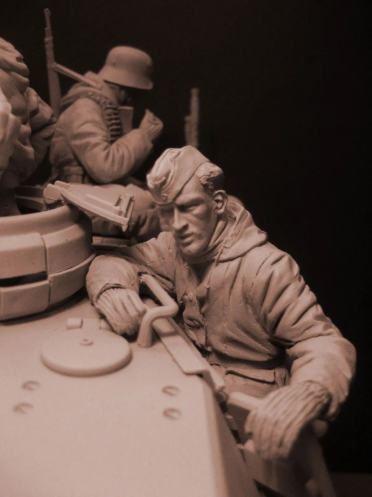 1/16 مقياس يموت قالب راتنج نموذج لجسم الجمعية عدة الراتنج الجندي نموذج غير مصبوغ شحن مجاني الحرب العالمية الثانية الجيش السوفياتي