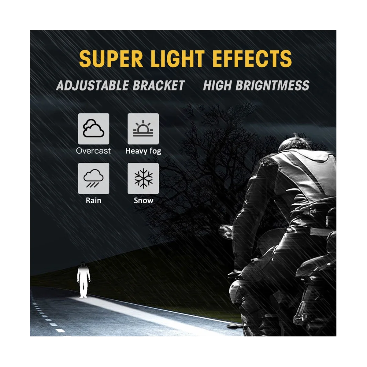 60 Вт, 6000 лм, круглые фотообои с ангельскими глазами, фотоэлемент 3000K/K, белый + желтый цвет, фотоэлемент для мотоцикла, внедорожника, фотоэлемент-