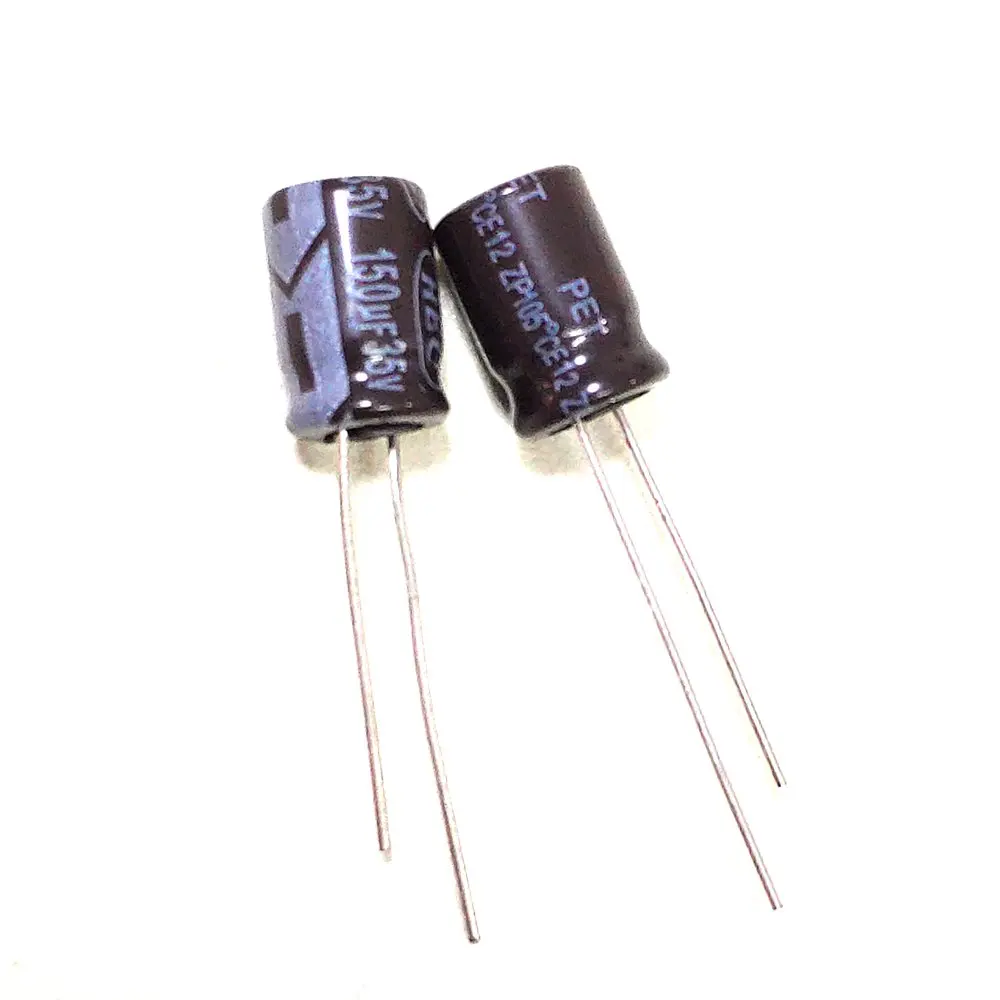 

10pcs 150uF 35V 150MFD 35Volt 8*12mm Aluminum Electrolytic Capacitor Radial