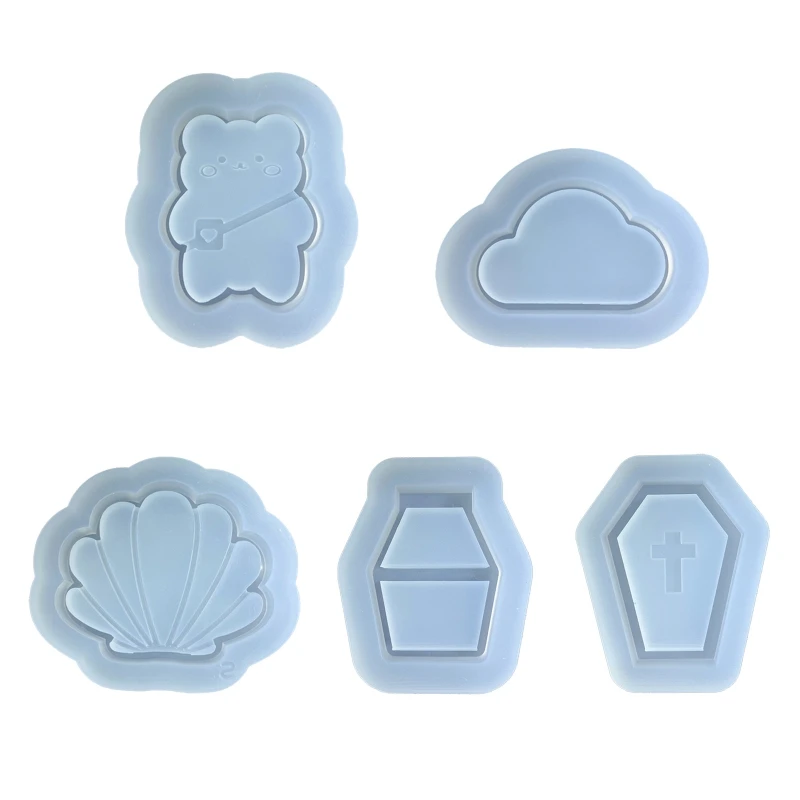 

Cartoon Pattern Keychain Mold DIY Pendant Jewelry Epoxy Resin Crafting Molds