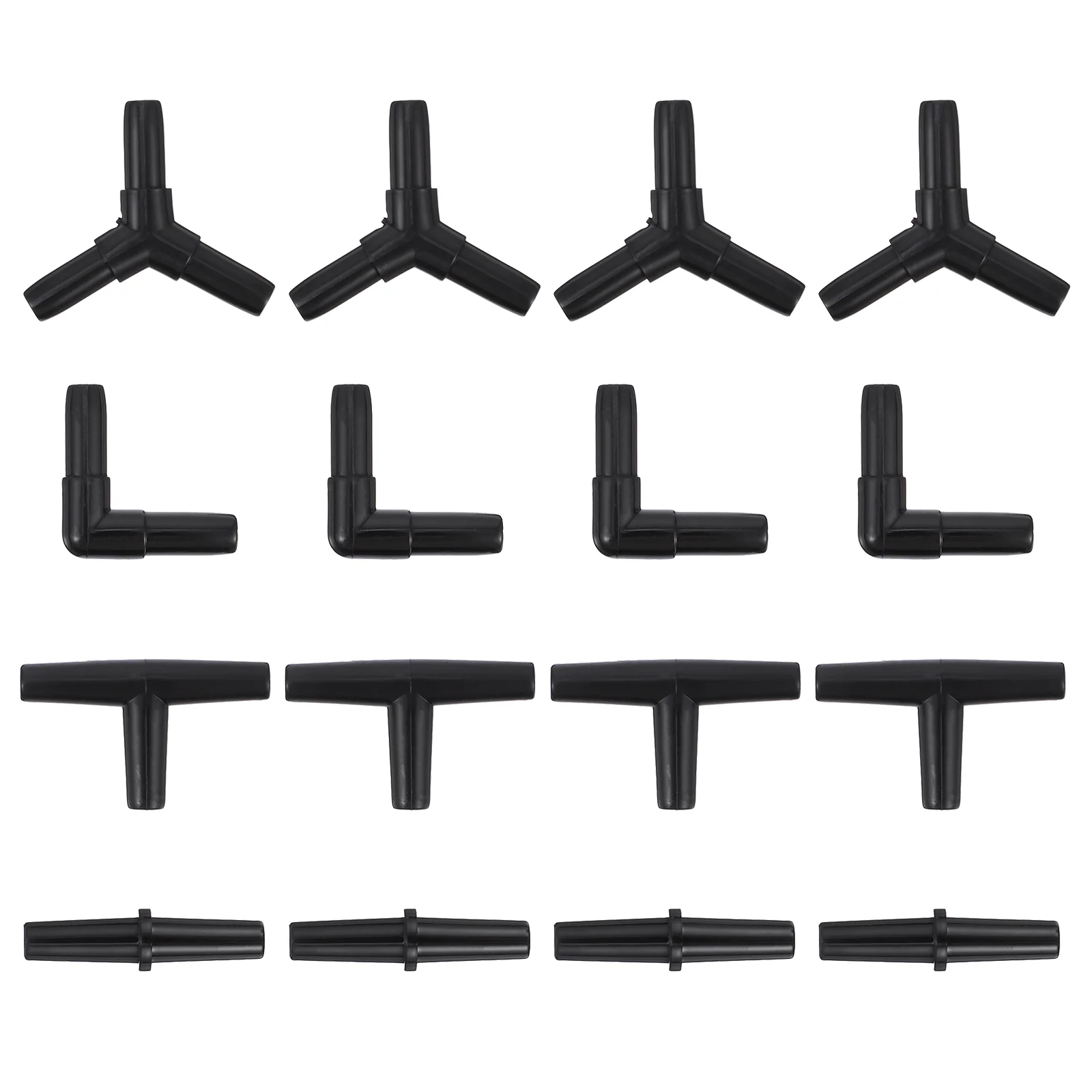 

80PCS/Set Airline Tubing Connector Plastic Inline for Aquarium Fish Tank