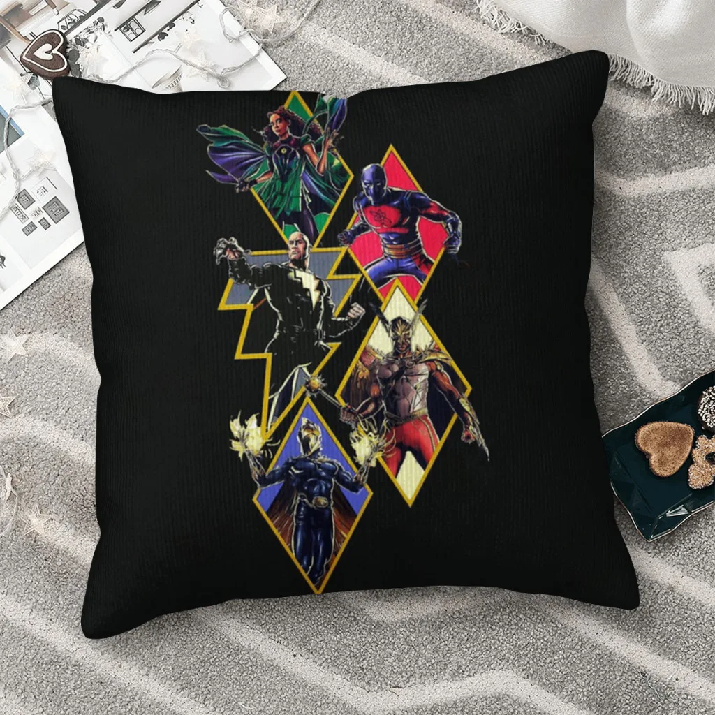 

Black Adam -1 Throw Pillow Case Black Adam Short Plus Cushion Covers Home Sofa Chair Decorative Backpack