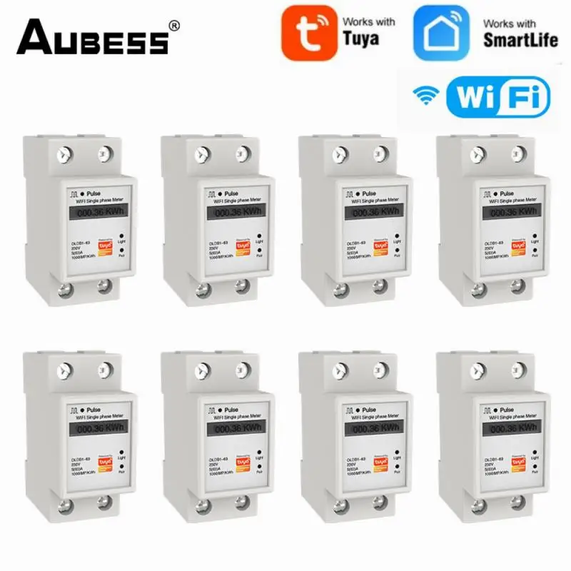 

Tuya WiFi Smart Metering Energy Meter,Smart Home Metering Energy Remote Timer Monitor KWh Smart Life Tuya Family Smart System